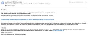 Registrieren ePetition