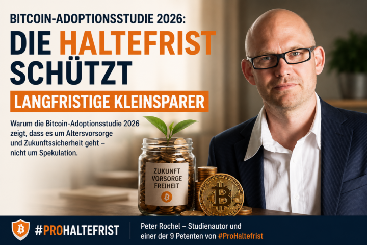 Bitcoin-Adoptionsstudie 2026: Die Haltefrist schützt langfristige Kleinsparer